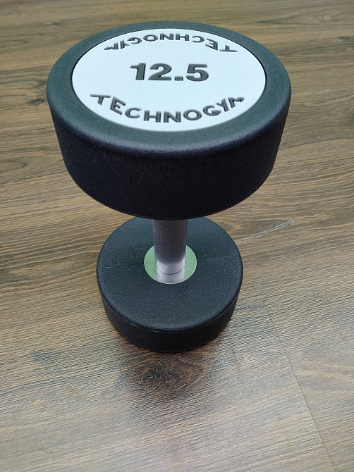 Гантель 12.5 кг цельная полиуретановая TECHNOGYM Киев - изображение 4
