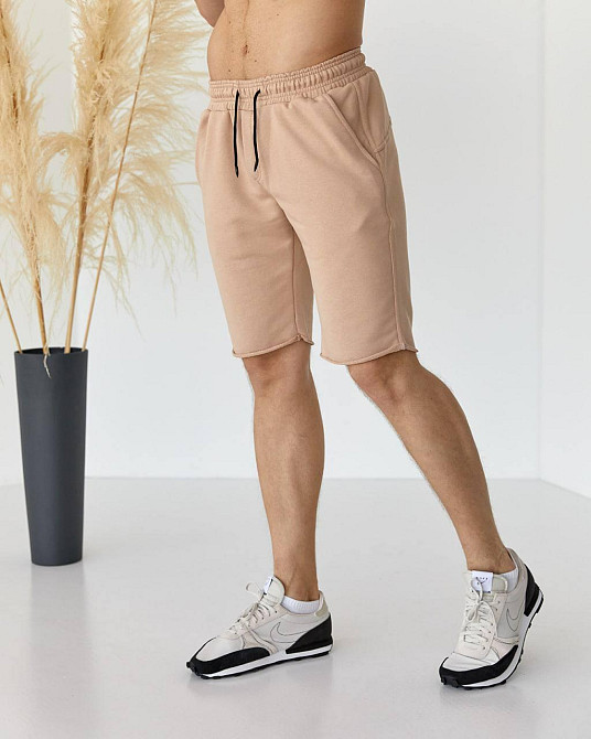 Шорти чоловічі трикотажні Бежевий XXL Харків - фото 1