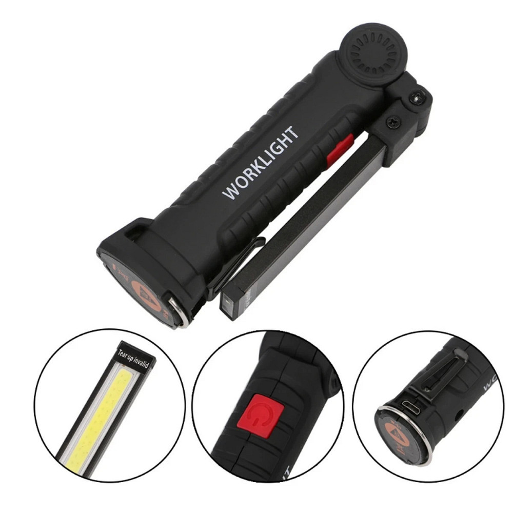 Ліхтар монтажний COB LED магніт AC Prof MWL4324 Київ - фото 4