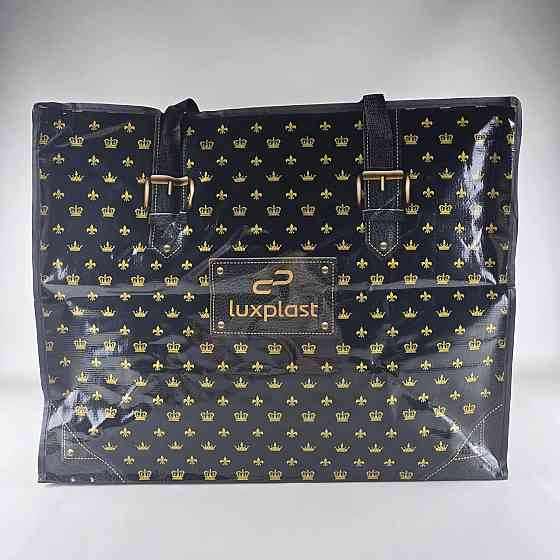 Полипропиленовая сумка на змейке  хозяйственная  с цветным рисунком №5 Геральдика (1 шт) Харьков