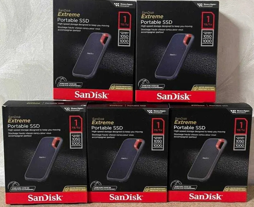 SSD Накопитель: SanDisk Extreme Portable V2 1TB. Новый! Киев - изображение 1