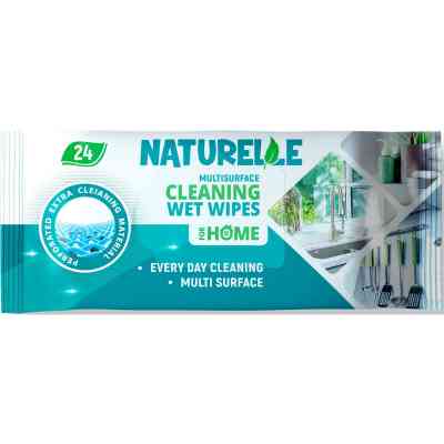 Серветки для прибирання Naturelle Вологі Універсальні 24 шт. (4820207590663) Вінниця