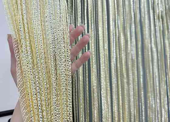 Шторы-нити Rovi Premium с люрексом Кремовый 300х300см 1 шт (61-116) Киев