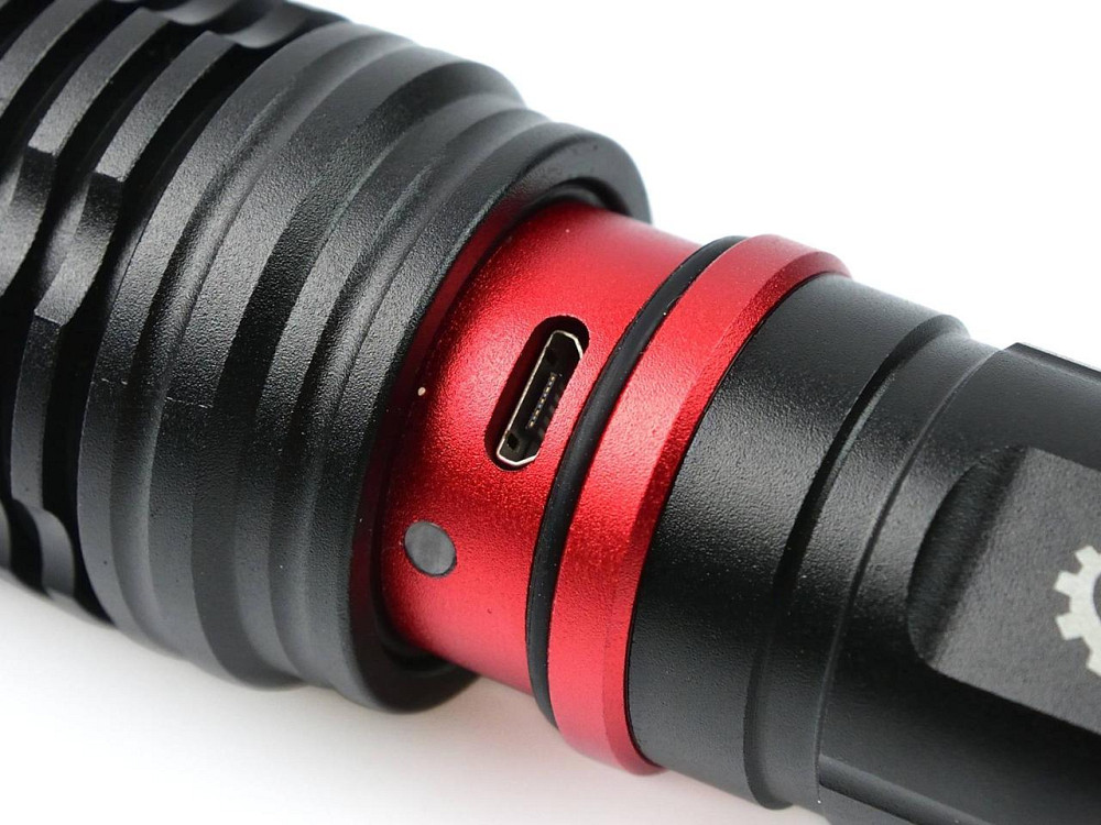 Ліхтарик велосипедний "GeKo" туристичний  5-функційний, T6 Gree, захист IPX4 Київ - фото 3