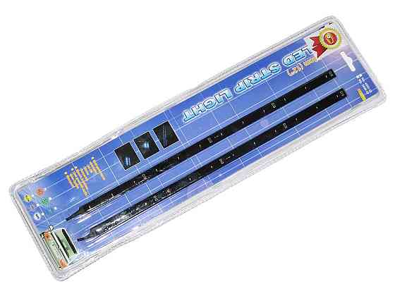 Подсветка салона 90101G-32 12LEDх32см в прикурив/звук.сенсор/зелёная (пара) Винница