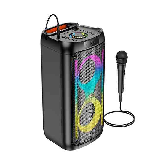 Портативна Bluetooth-колонка HOCO Danny HA6 з мікрофоном, чорна Вінниця