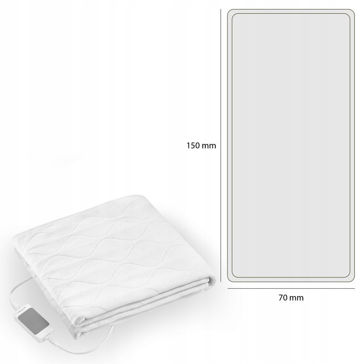 Электрическое Одеяло простынь 150х70 см 3 уровня температуры ProfiCare PC-WUB (3060) Мощность 60 Вт Нововолынск - изображение 4
