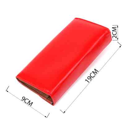 Гаманець Kivi З гладкої екошкіри Червоний (19069) Вінниця