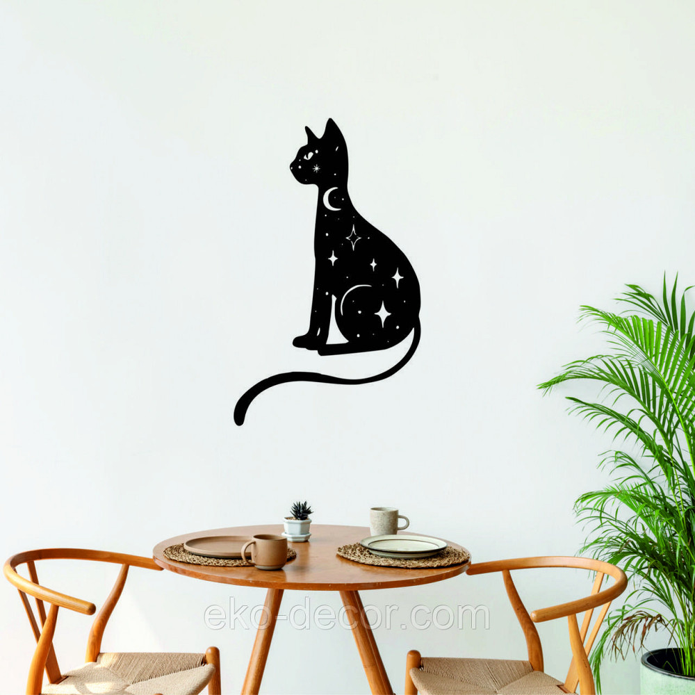 Декоративне настінне 3D Панно «Кіт» Декор на стіну з об'ємом Київ - фото 10