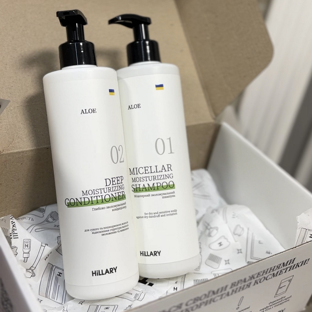 Глибоко зволожувальний кондиціонер Aloe Hillary Aloe Deep Moisturizing Сonditioner, 500 мл Київ - фото 7