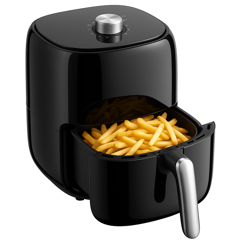 Электрический аэрогриль 2л,Crownberg CB-5540 SBR Киев - изображение 1