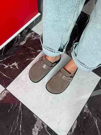 SEE SEVEN Модні шльопанці жіночі замшеві капучино із закритим носком літні SEE SEVEN 1611 37р. Коломия