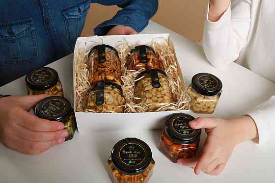 Прикольні подарунки для чоловіків №88 на Новий Рік, День Народження, День Закоханих, Миколая, горіхи з медом. Одеса