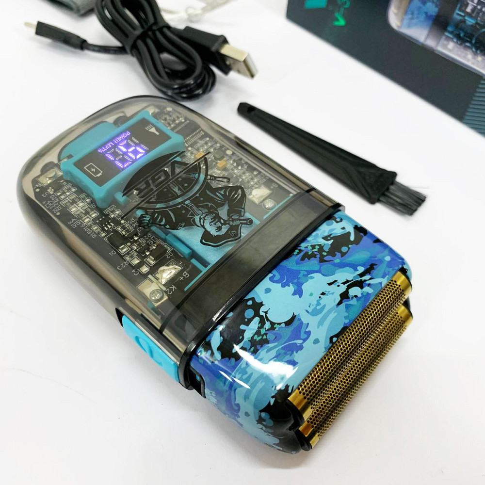 Профессиональная бритва для мужчин VGR, Мужская бритва на батарейках портативная аккумуляторная TH-44 Львов - изображение 1