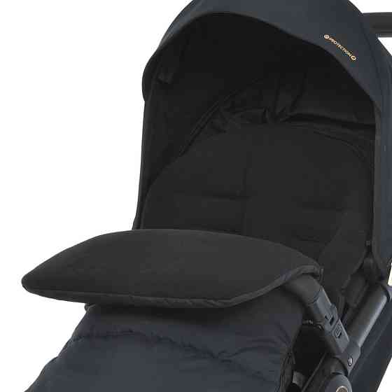 Конверт у коляску ME 1130 Footmuff Basic Black 96 х 43 см, застібки-блискавки Вінниця