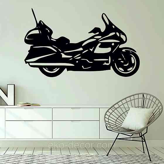 Декоративное настенное Панно «Байк» Декор на стену 110*81 см, Черный Киев