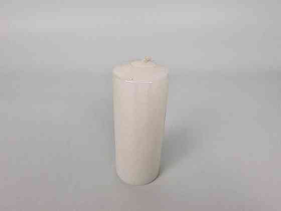 Цветная Цилиндр парафиновая свеча (60/150) БЕЛАЯ  (1 шт) Харьков