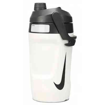 Пляшка для води Nike Fuel Jug 64 OZ білий, антрацит, чорний 1893 мл N.100.3111.153.64 (887791410641) Вінниця