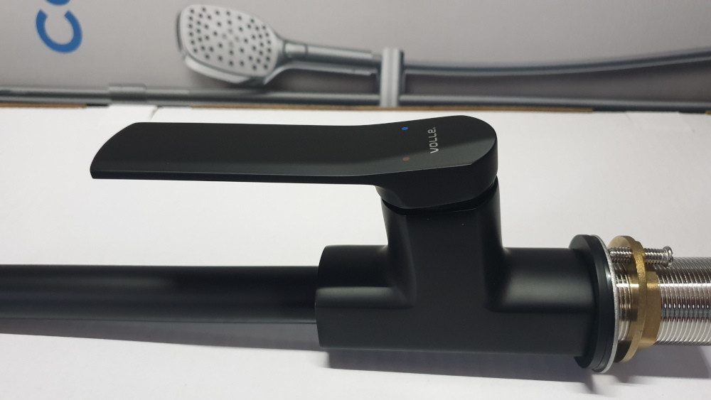 Змішувач для кухні VOLLE SOLO de la noche чорний 1510.111004 Київ - фото 3