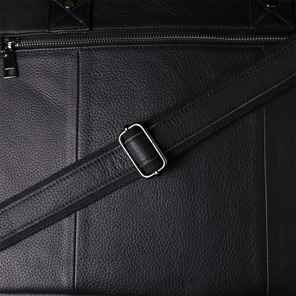 Портфель для чоловіків з натуральної шкіри Vintage 23042 Чорний Київ - фото 3