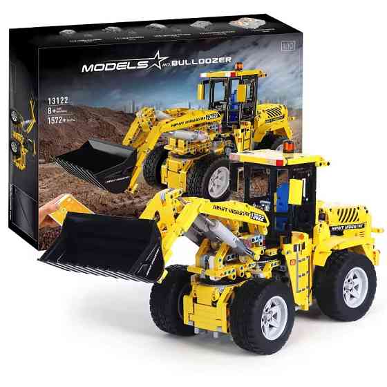 Конструктор Бульдозер дитячий на дистанційному управлінні 1572 деталі Кам'янець-Подільський