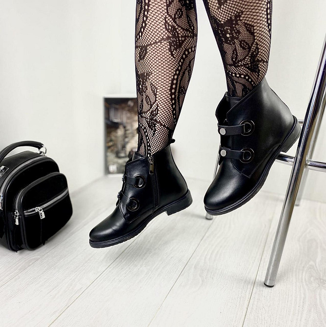 Mioli Жіночі черевики MIOLI чорні натуральна шкіра висота 12см розмір 38 (3149) Коломыя - изображение 3