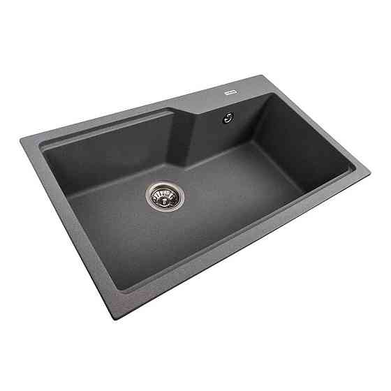 VALESO Гранітна мийка для кухні VALESO NIKA 7545 матова Сірий мусон Київ