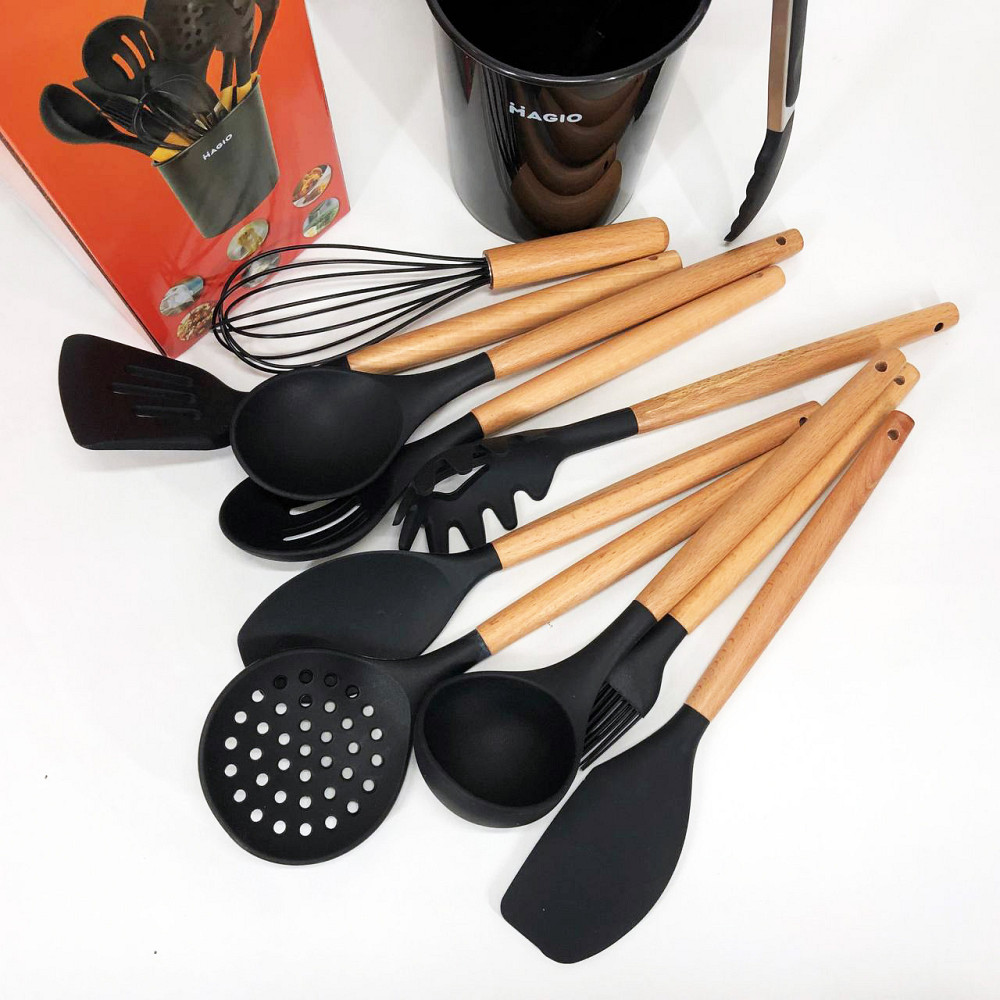 Настольные наборы кухонных принадлежностей, Набор удобных силиконовых кухонных аксессуаров DJ-36 Львов - изображение 17