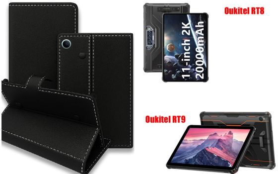 Книжка-трансформер для планшета Oukitel Rt7 Titan 4G, Rt7 Titan 5G, колір Black Київ