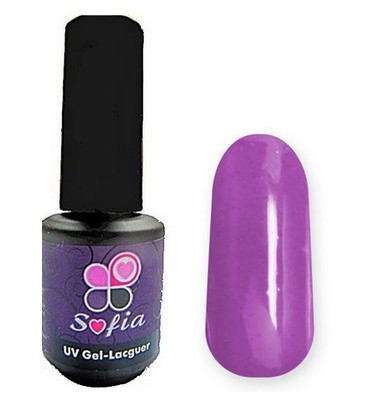 Гель -лак № 100 UV Gel-Lacguer SOFIA 8.6 мл США (яркий фиолетовый) Киев - изображение 1