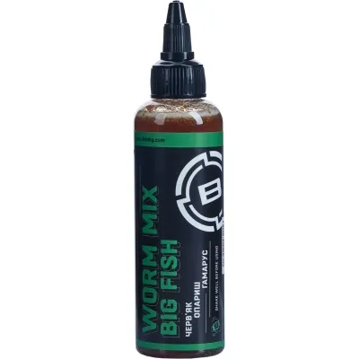 Ліквід Brain Big Fish Worm Mix 100ml (1858.05.82) Вінниця - фото 1