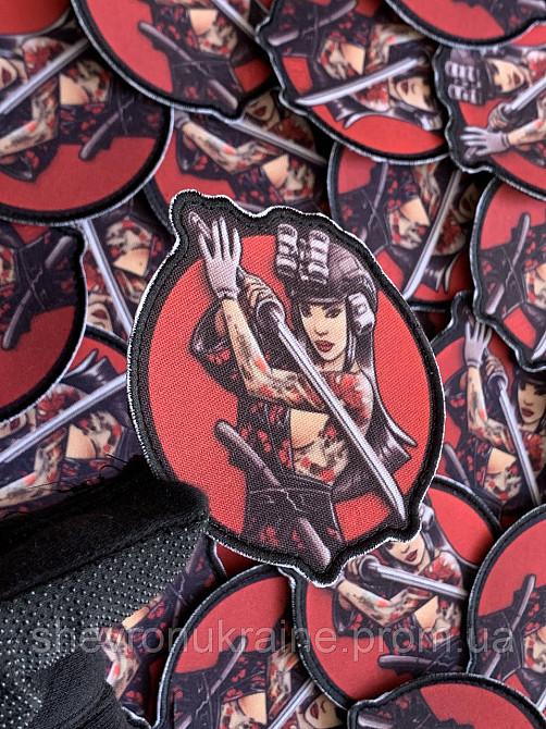 Печатный шеврон Куноити (Форма круг. На липучке) Размер 9x8.5см Киев - изображение 5