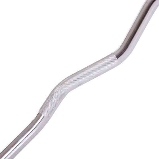 Штанга фиксированная изогнутая полиуретановая LI NUO 3623-50 длина 122 см 50 кг Киев