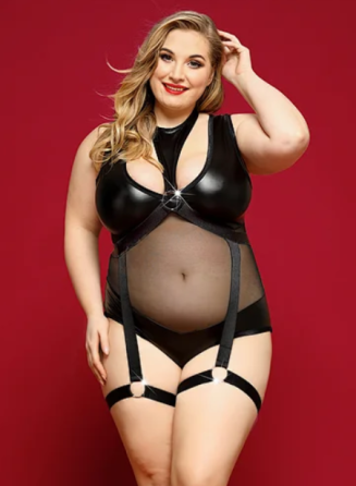 Боди с портупеей L/XL Sex Aura Киев