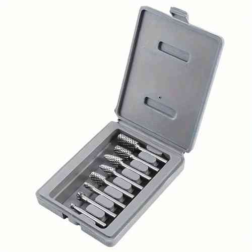 Набір борфрез по металу 8шт, хвостовик 6мм, карбід вольфраму, в кейсі, для шліфування та гравіювання Київ