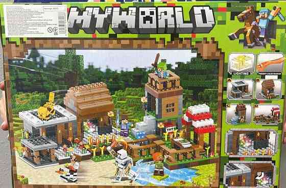 Лего Майнкрафт село конструктор 778 деталей minecraft my world lego Київ