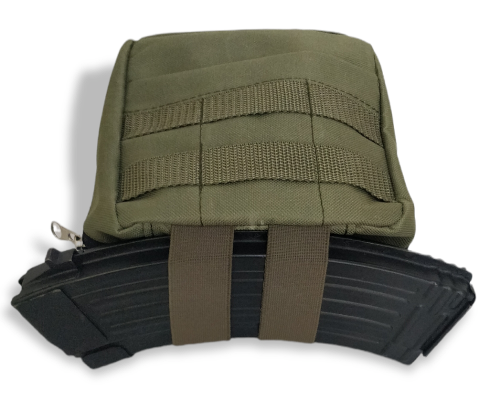 Підсумок універсальний на змійці олива хакі аптечка армійська на блискавці з кріпленням молі Одеса - фото 19