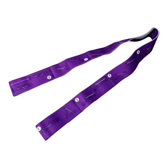 Еластичний стрічковий еспандер сегментований із 8 петлями Вишневе