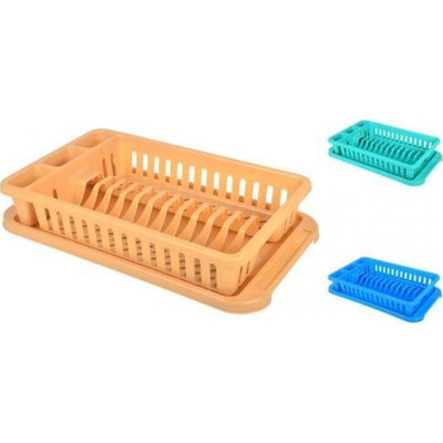 Сушилка для посуды Консенсус 1 ярус блакитна (000025201) Винница - изображение 1