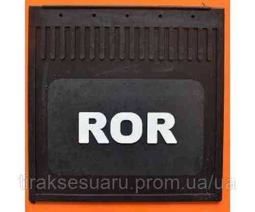 Брызговик с надписью ROR 400х400 рельефная надпись Брызговик резиновый 400х400 ROR рельефная надпись Луцк