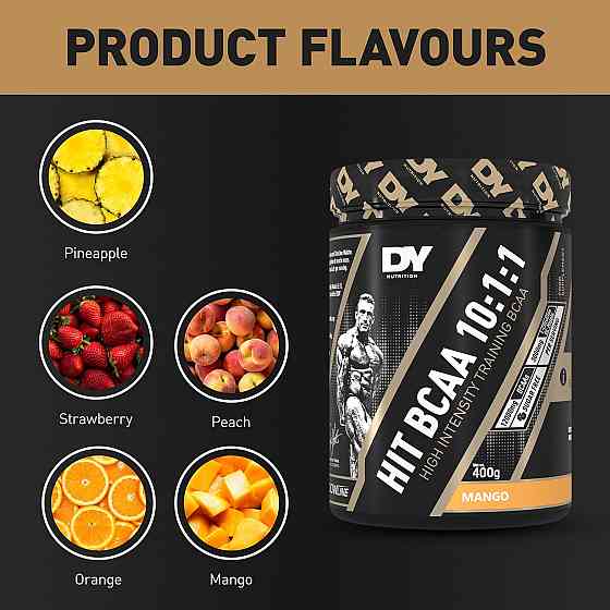 Комплекс аминокислот DORIAN YATES NUTRITION HIT BCAA 10:1:1 400 G (STRAWBERRY) Луцк