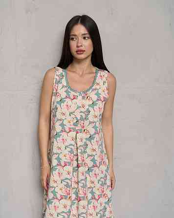 Сорочка домашняя для беременных и кормящих мам - Мята Nicoletta 7375 Киев