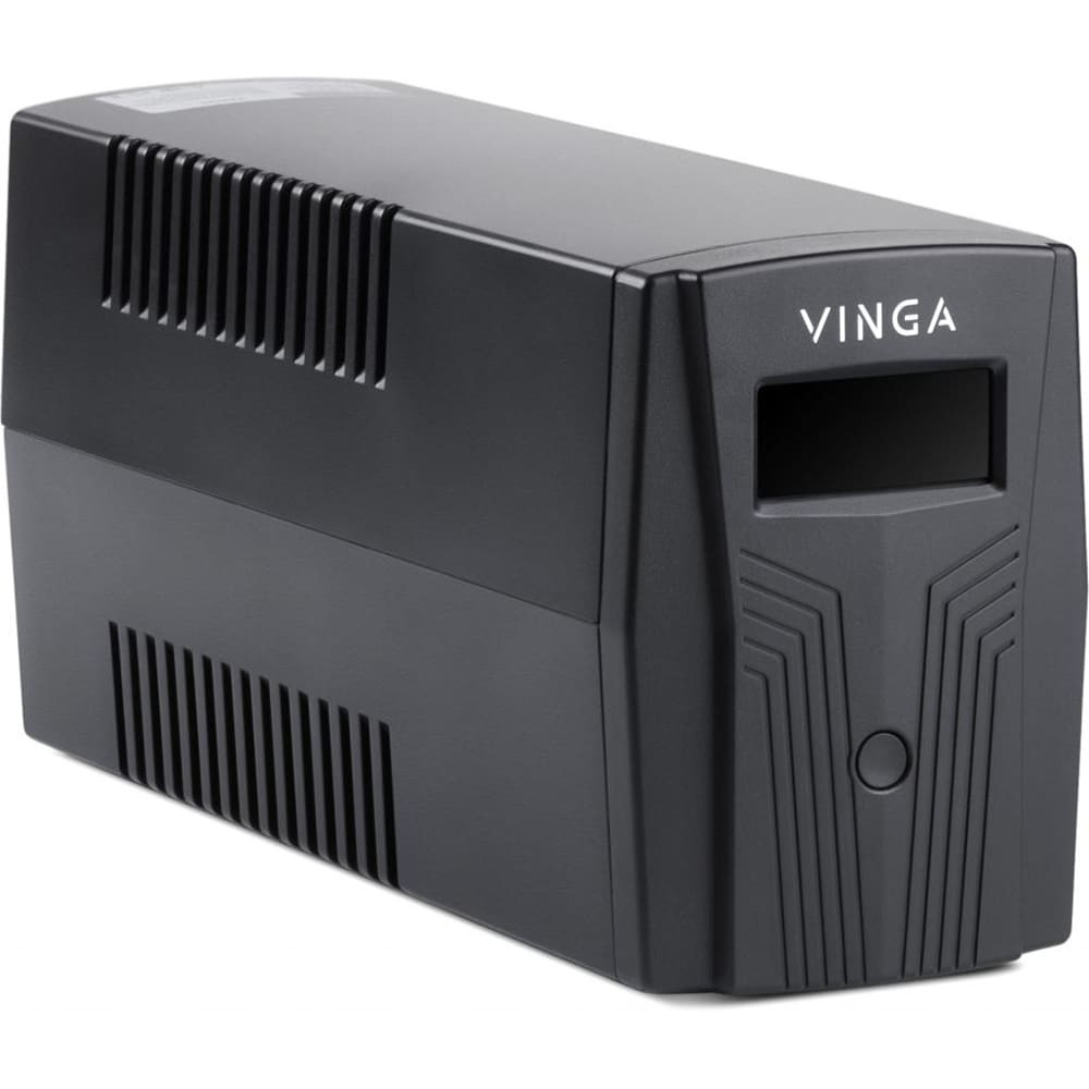 Джерело безперебійного живлення Vinga VPC-800P 800ВА / 480 Вт з LCD-дисплеєм у пластиковому корпусі Киев - изображение 7