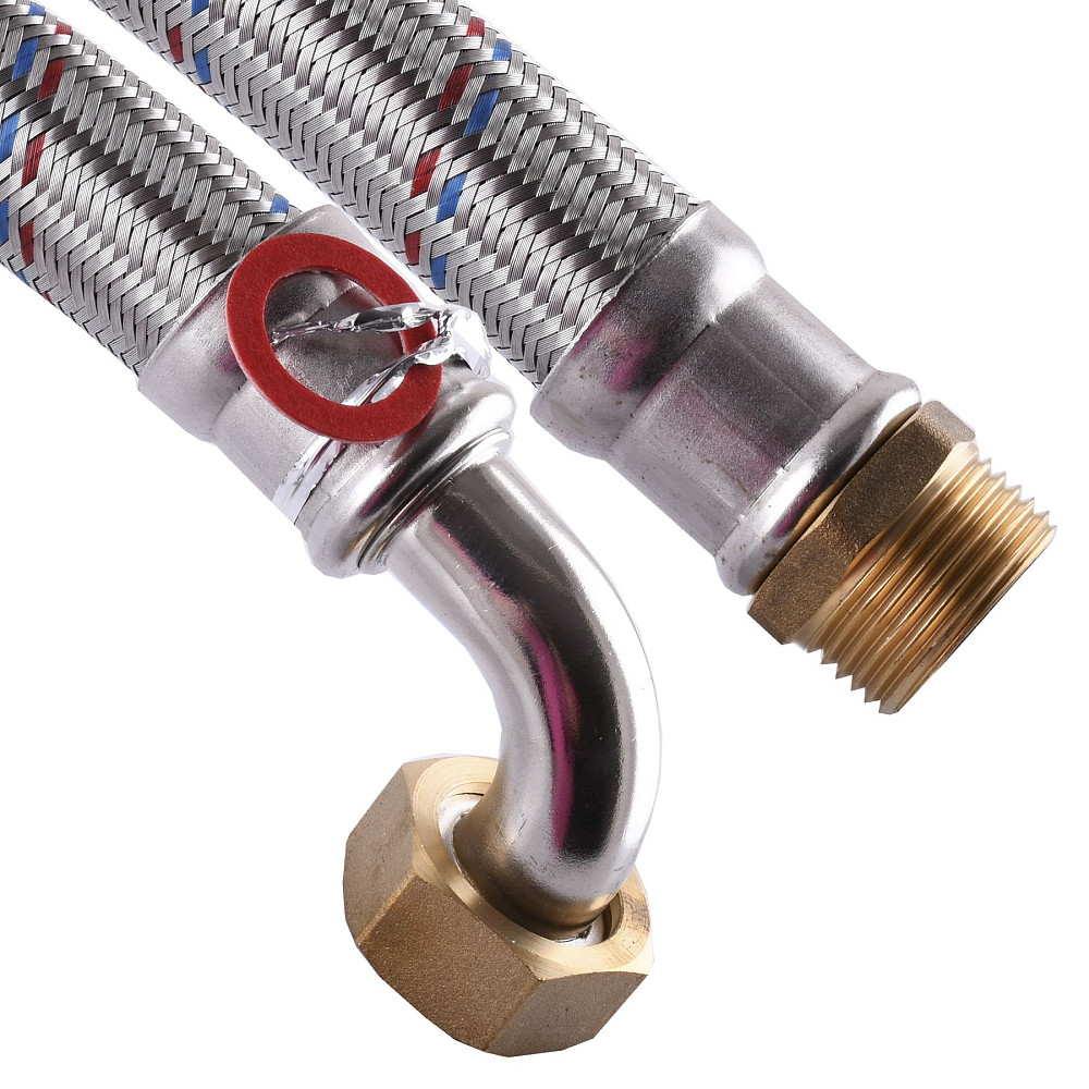 Шланг антивібраційний кутовий SOLOMON 1″ ЗВ 0,6м HS3001 Тернопіль - фото 1