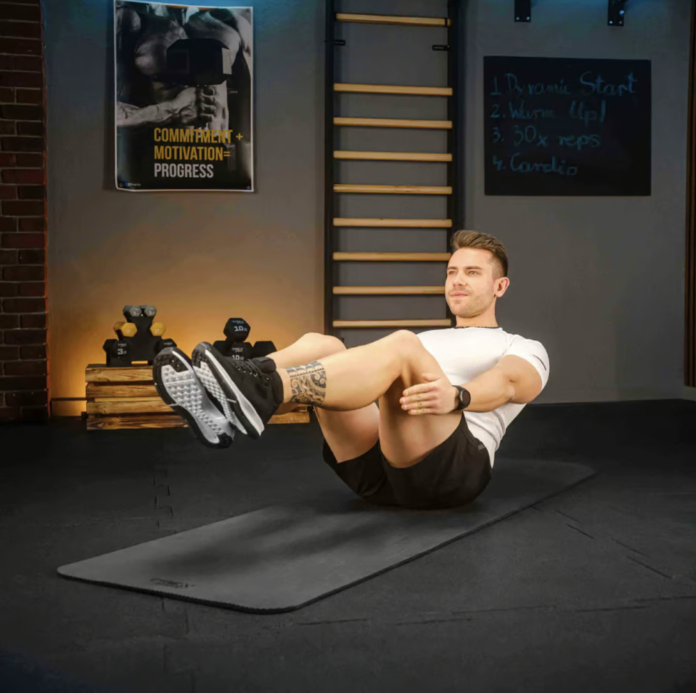 Колрик для йоги Trex Sport TX-018NGM NBR 1см 180х60 черный Киев - изображение 4