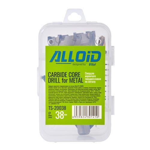 Свердло корончате твердосплавне по металу 38мм Alloid Одеса - фото 2