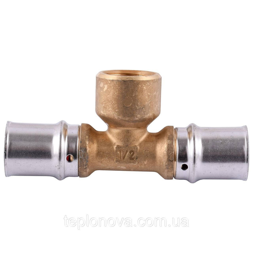 Тройник с внутренней резьбой пресс APE AP 132 20х1/2″х20 ITALY Черновцы - изображение 1