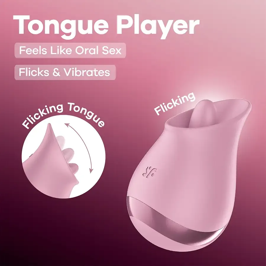 Вібростимулятор для клітора Satisfyer Tongue Player з язичком Львів - фото 6