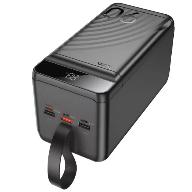 Павербанк швидке заряджання Hoco J123D Element 90000 mAh 22.5W PD/QC Black Одесса - изображение 4
