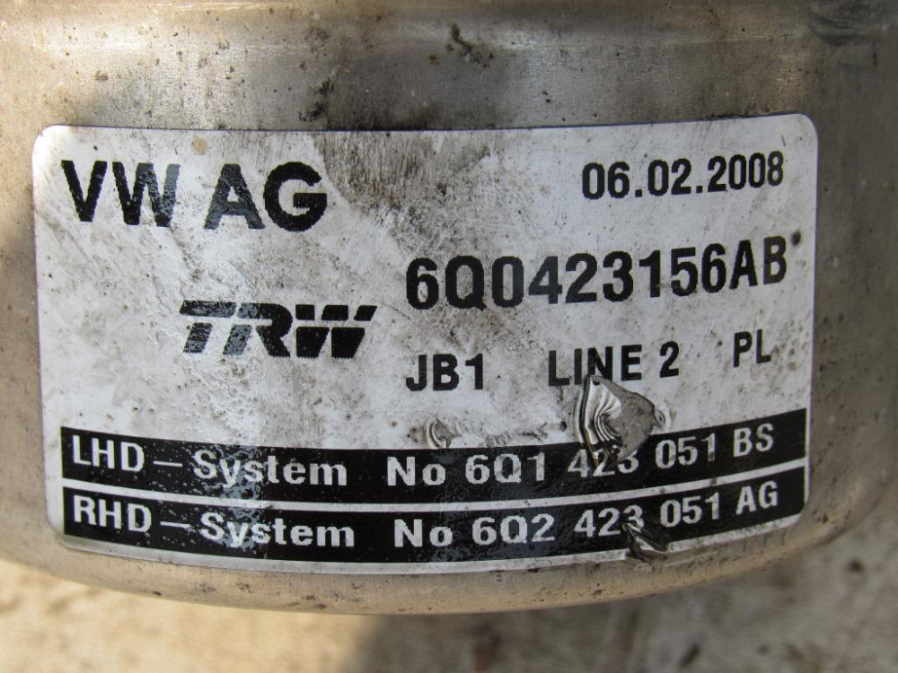 Електро гідропідсилювач керма Skoda Fabia 1.2i 2007-2010 (6Q0423156AB) Ковель - фото 1